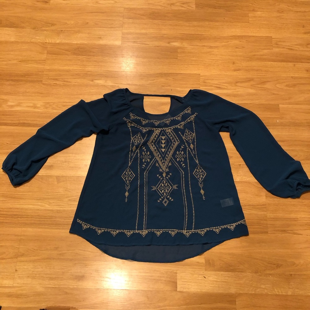 Blue blouse